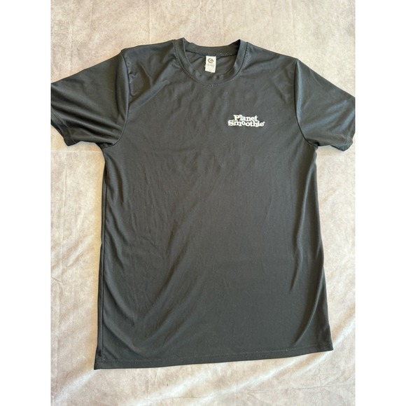 Gildan Other - Planet Smoothie Logo Tee Black Performance Shirt‎ Size Large Polyester